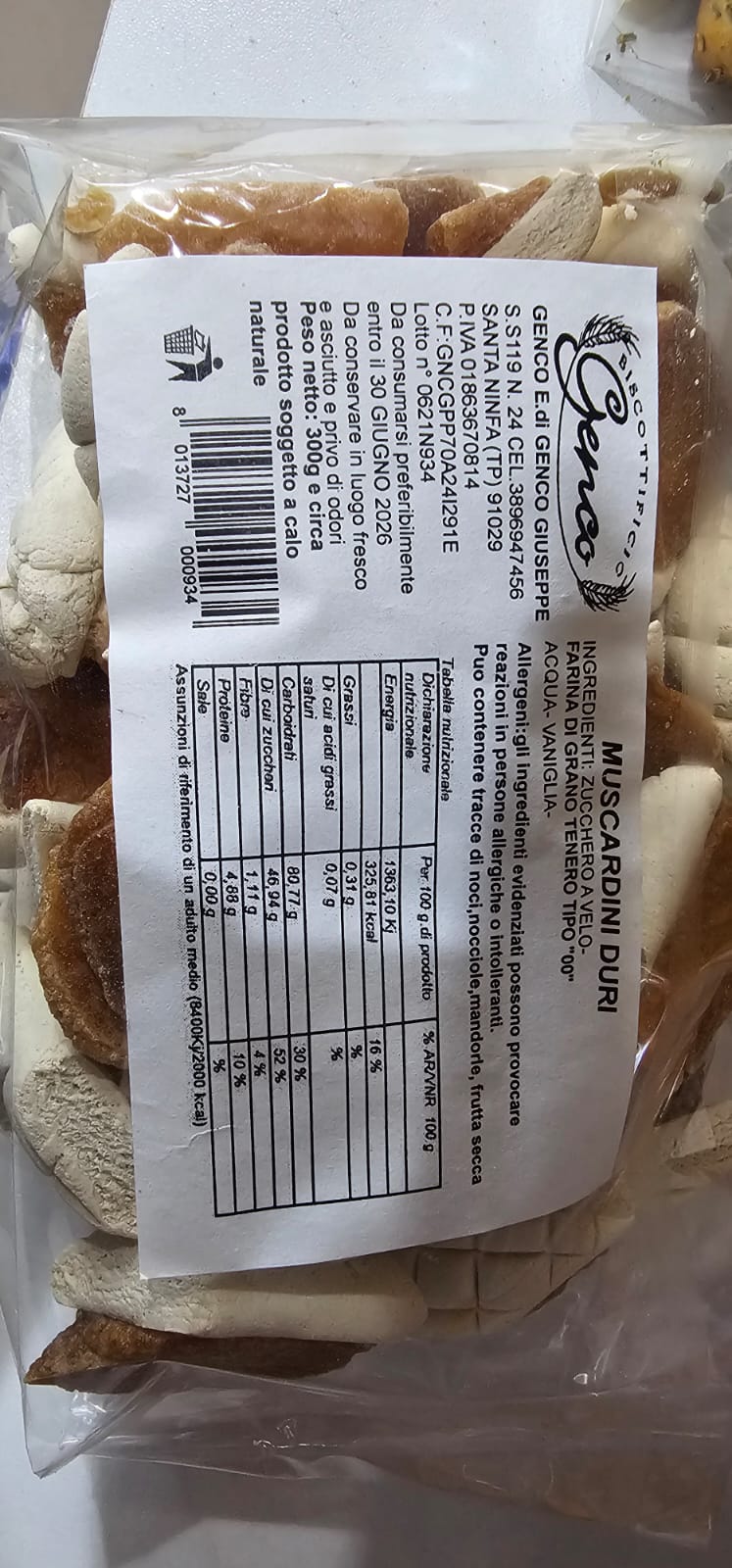 Muscardini Duri 400g