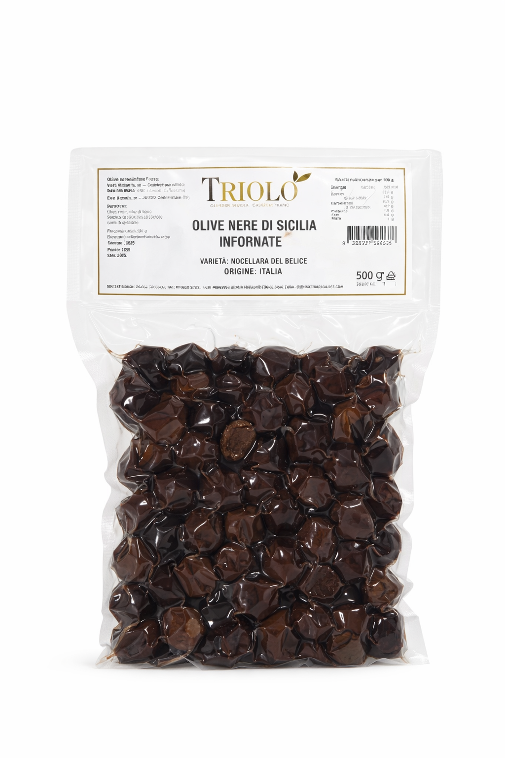 Olive Nere Nocellara del Belice Infornate 500gr