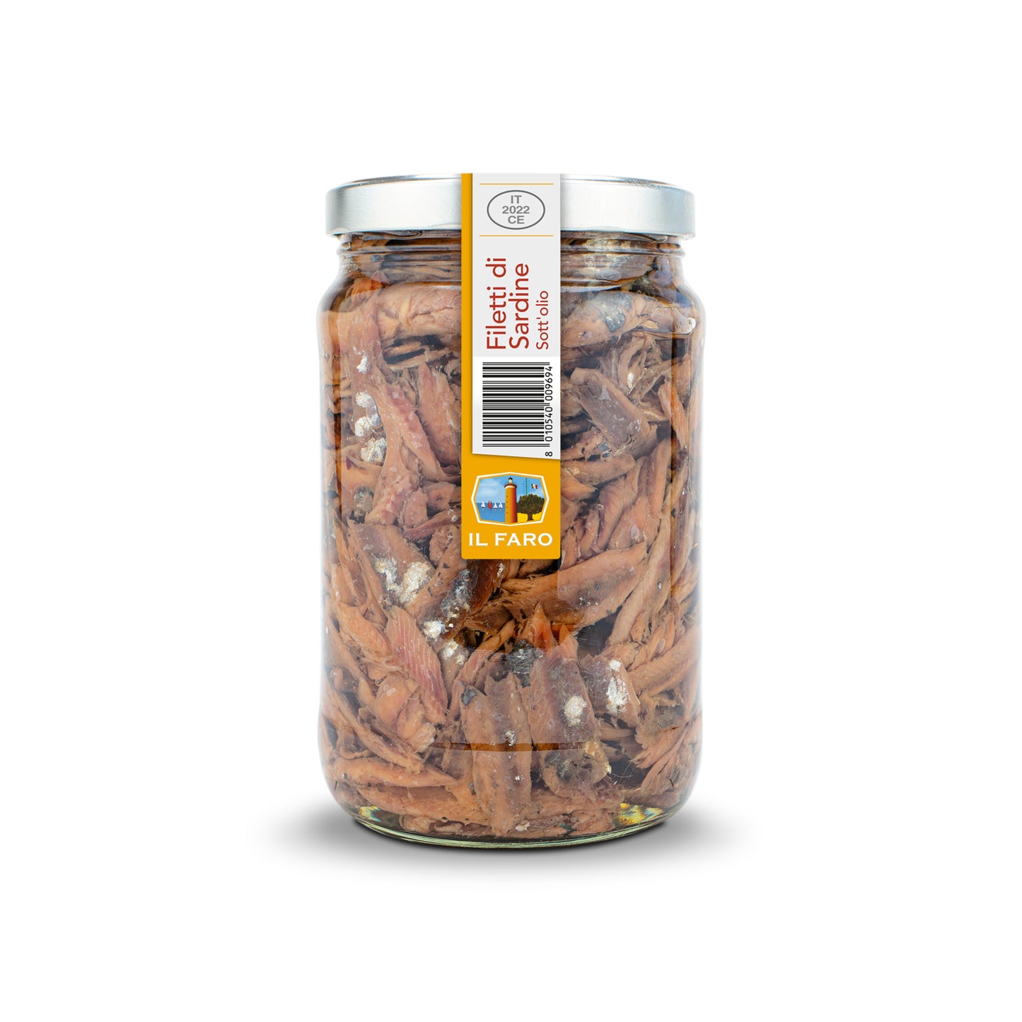Pezzetti di filetti di sardine in olio di semi di girasole Kg. 1,700
