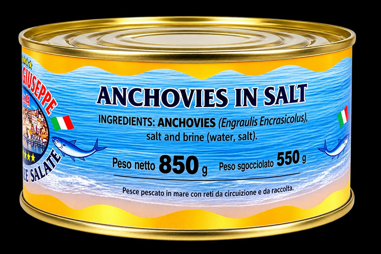 Acciughe salate di sciacca 850gr