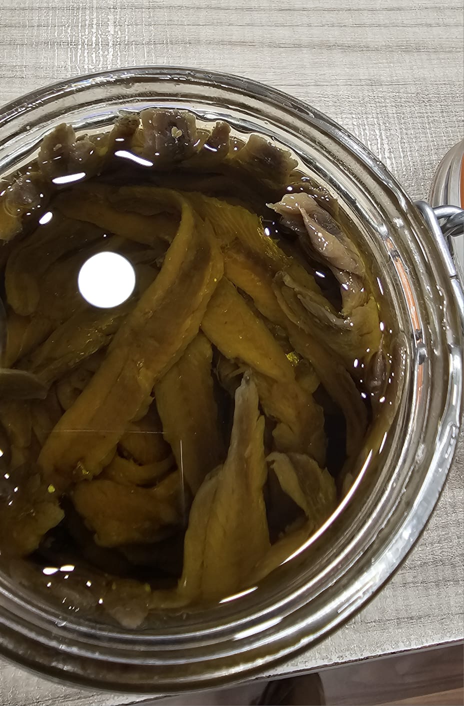 Barattolo di Filetti di Acciughe con Olio Extra Vergine d'Oliva 580gr