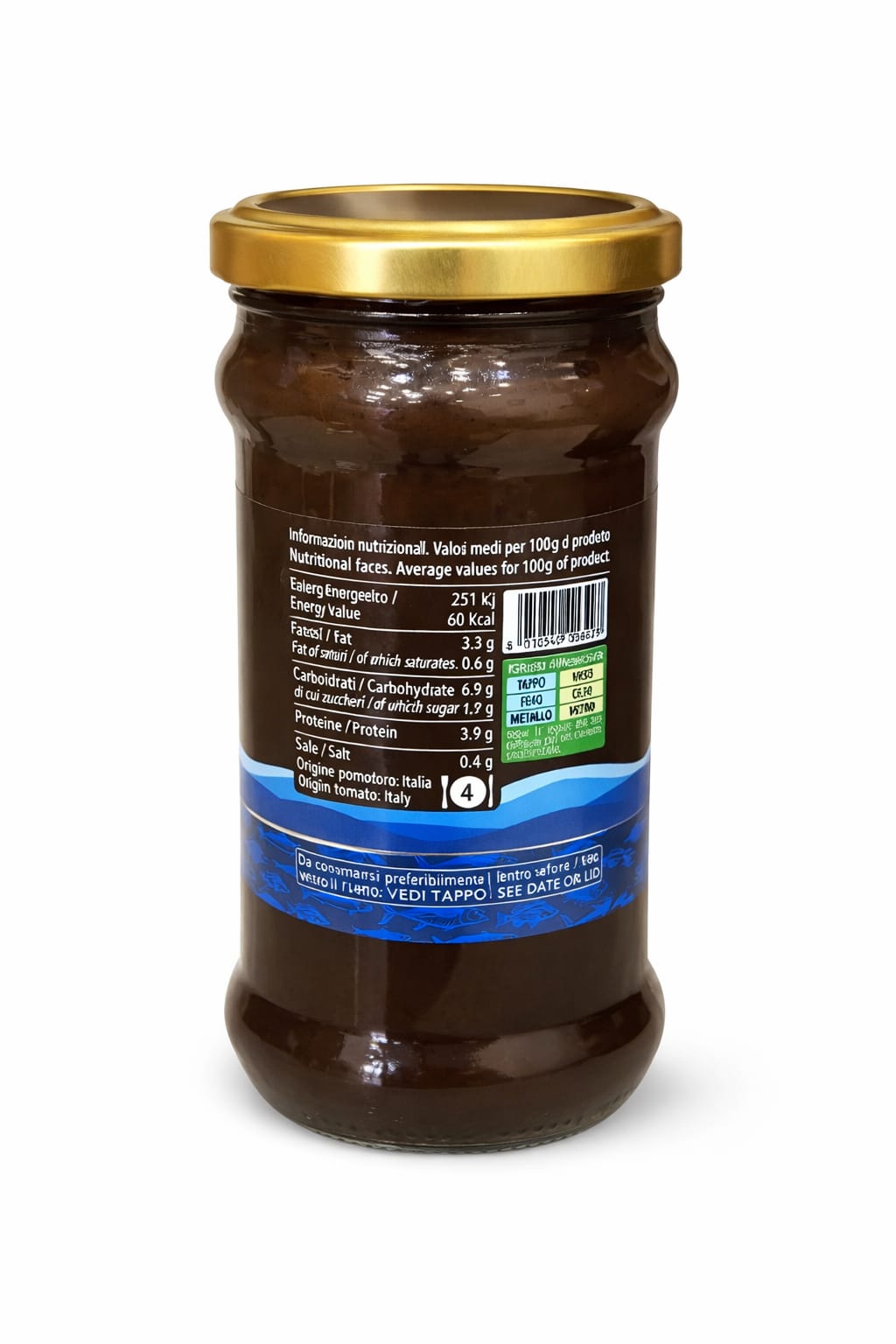 Salsa al Nero di Seppia Il Faro – 350g
