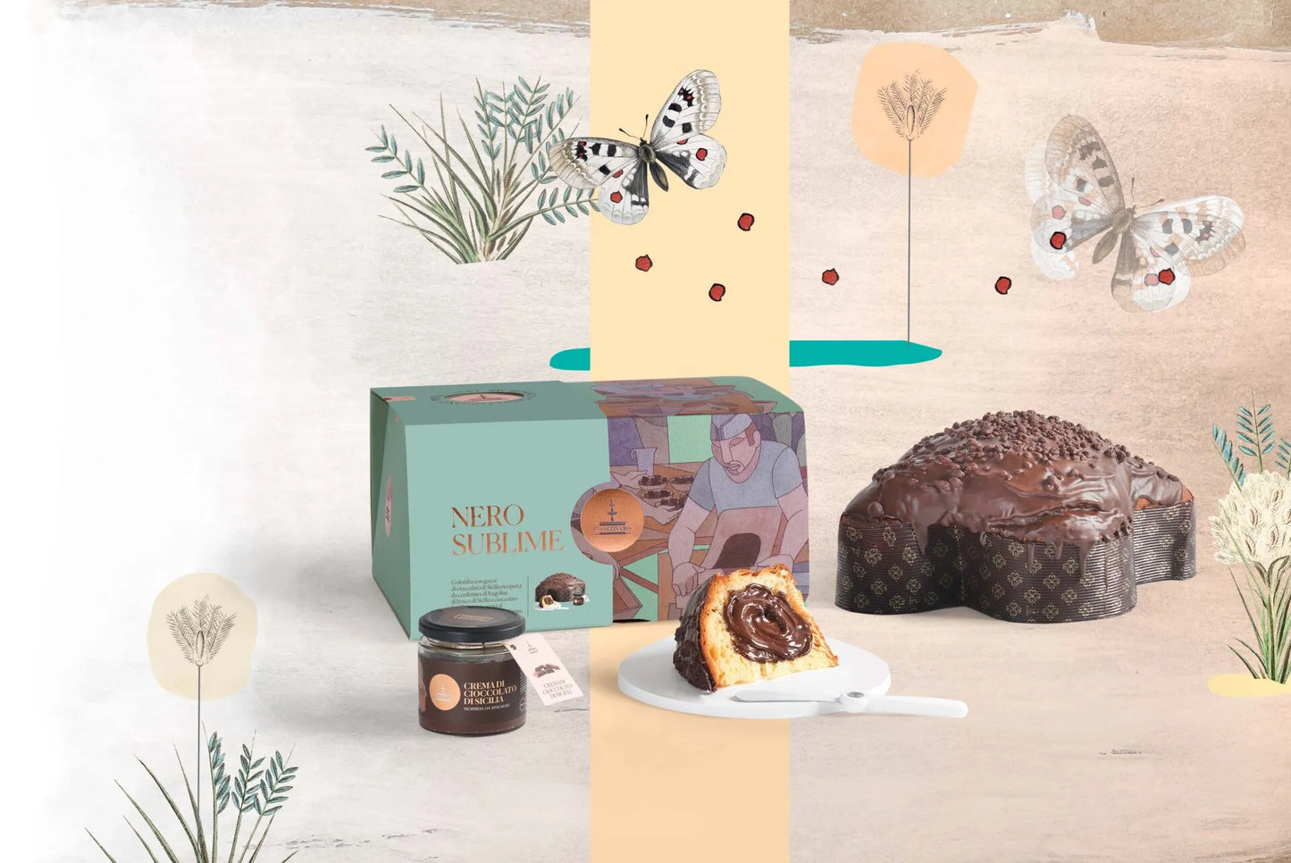 Colomba Fiasconaro Nero Sublime