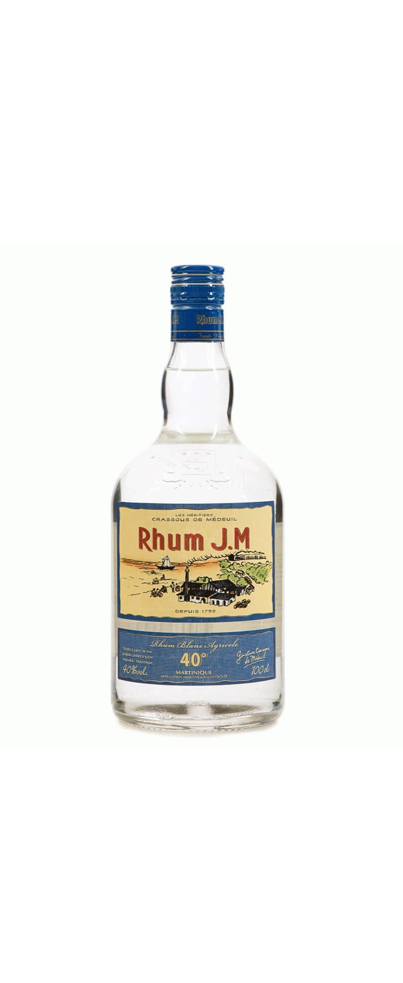 Rhum J.M Blanc Lt.1