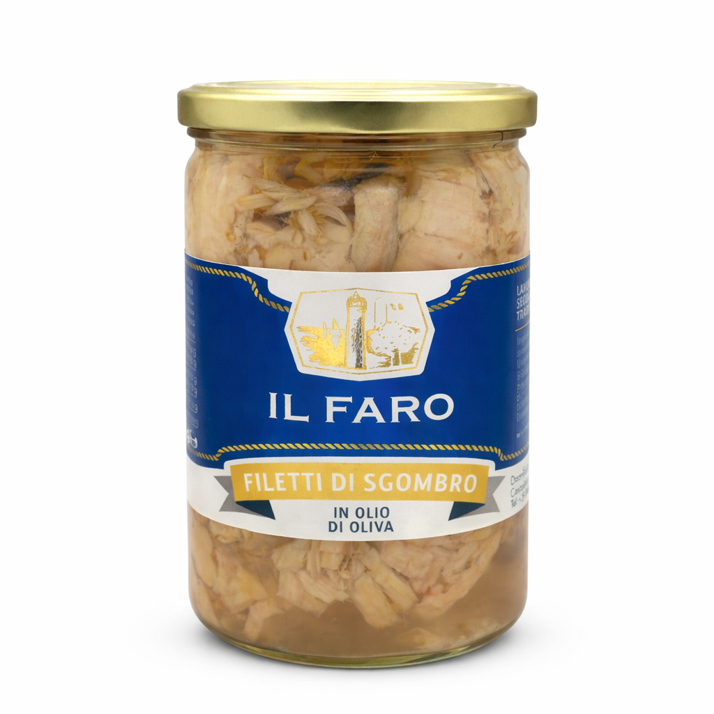 Filetti di Sgombro in Olio d'Oliva - Il Faro 250gr