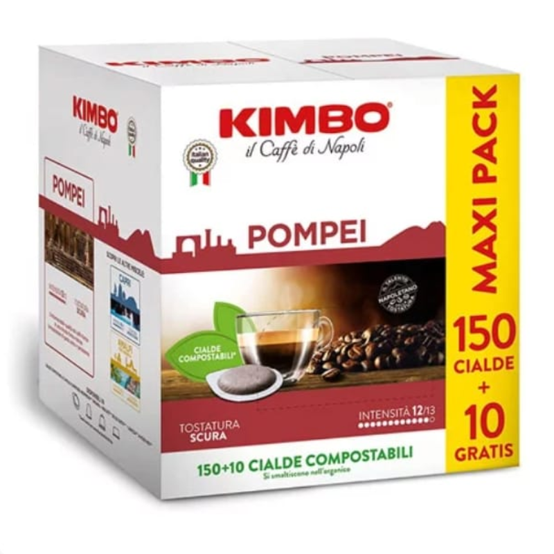 Kimbo Miscela Pompei 160 Cialde Compatibili ESE 44mm – Maxi Pack