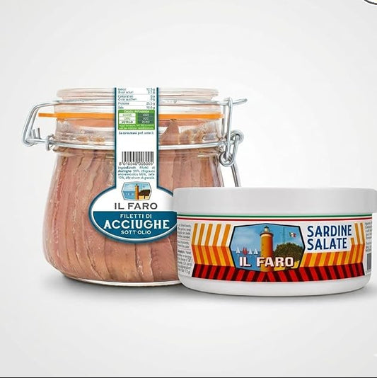 Acciughe e Sardine Siciliane Artigianali – 1,58 kg | Spedizione Inclusa