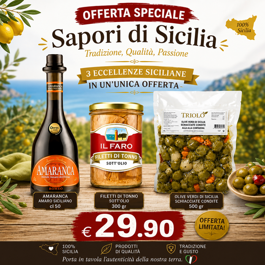 Sapori di Sicilia – Box Gourmet 3 Eccellenze Siciliane