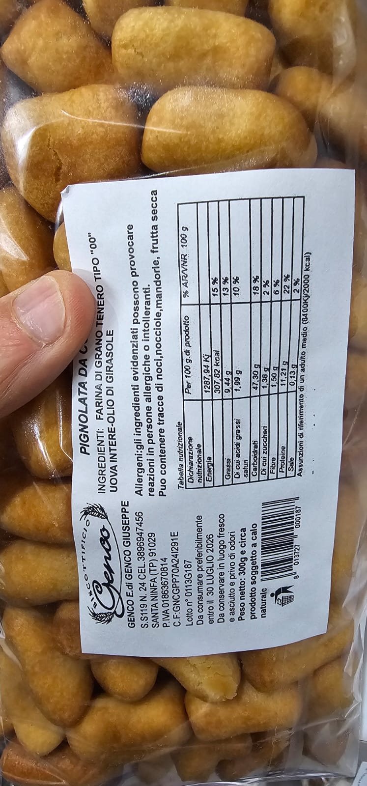 Pignolata da Condire Artigianale Genco – 300 g
