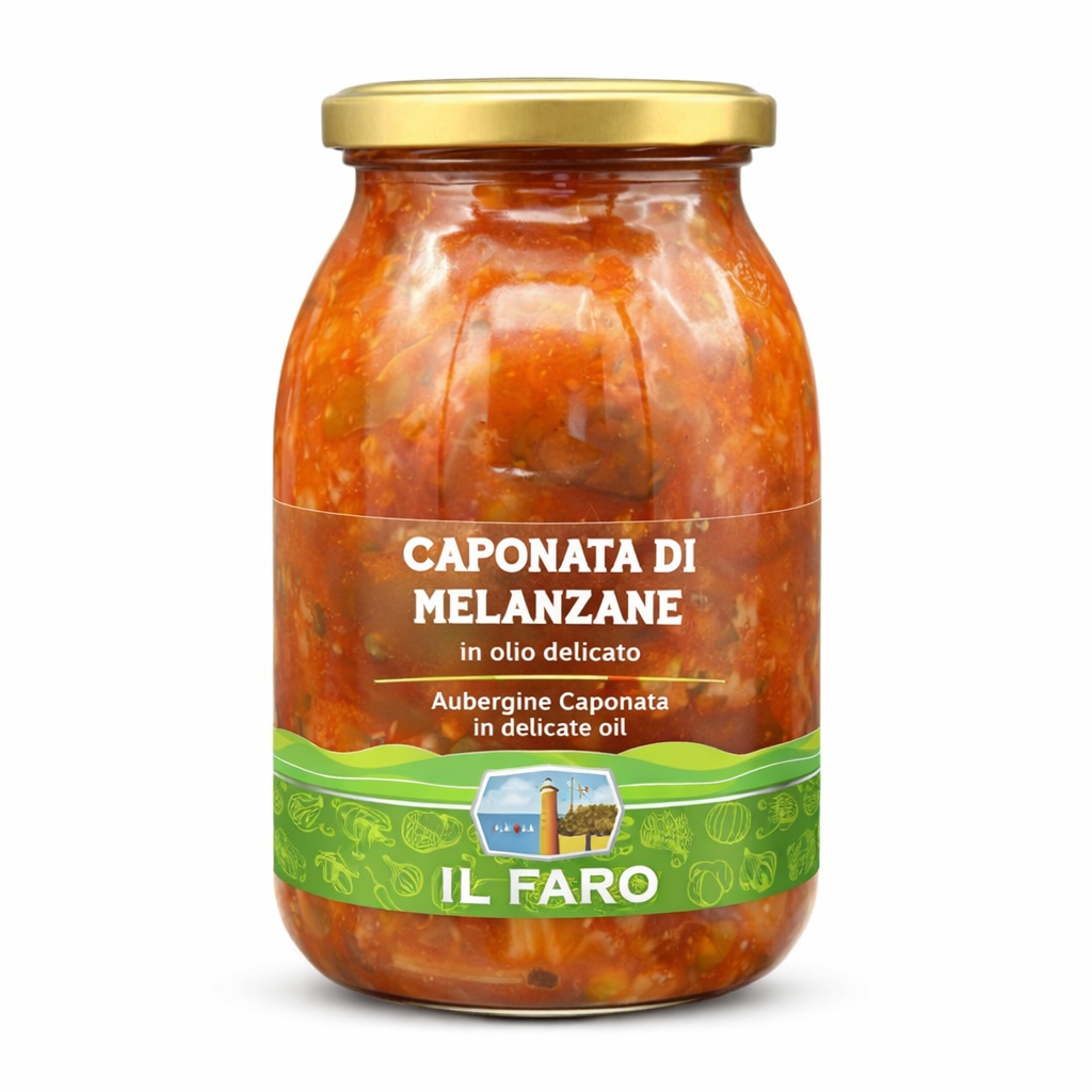Caponata di melanzane in olio delicato gr. 950