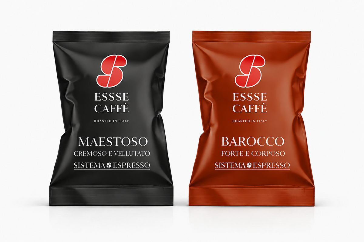 ESSSE Caffè – 200 Capsule a Scelta (Maestoso, Infinito o Barocco)