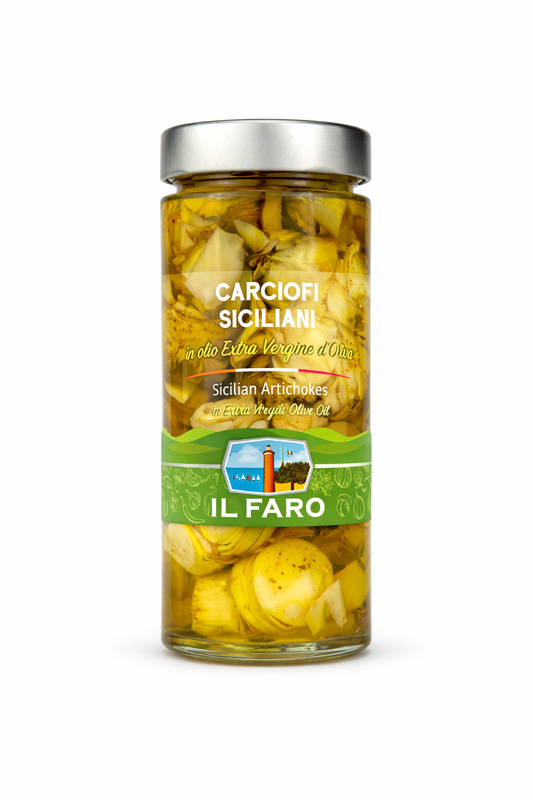 Carciofini Siciliani in Olio Extra Vergine d'Oliva Gr. 280