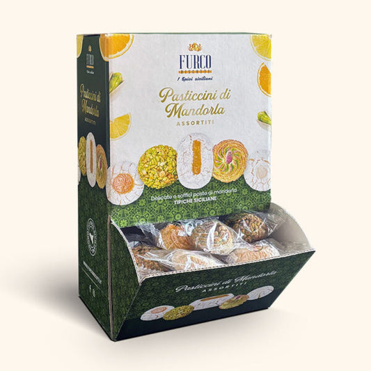 Espositore 1,5Kg Pasta di Mandorle Assortite – Furco