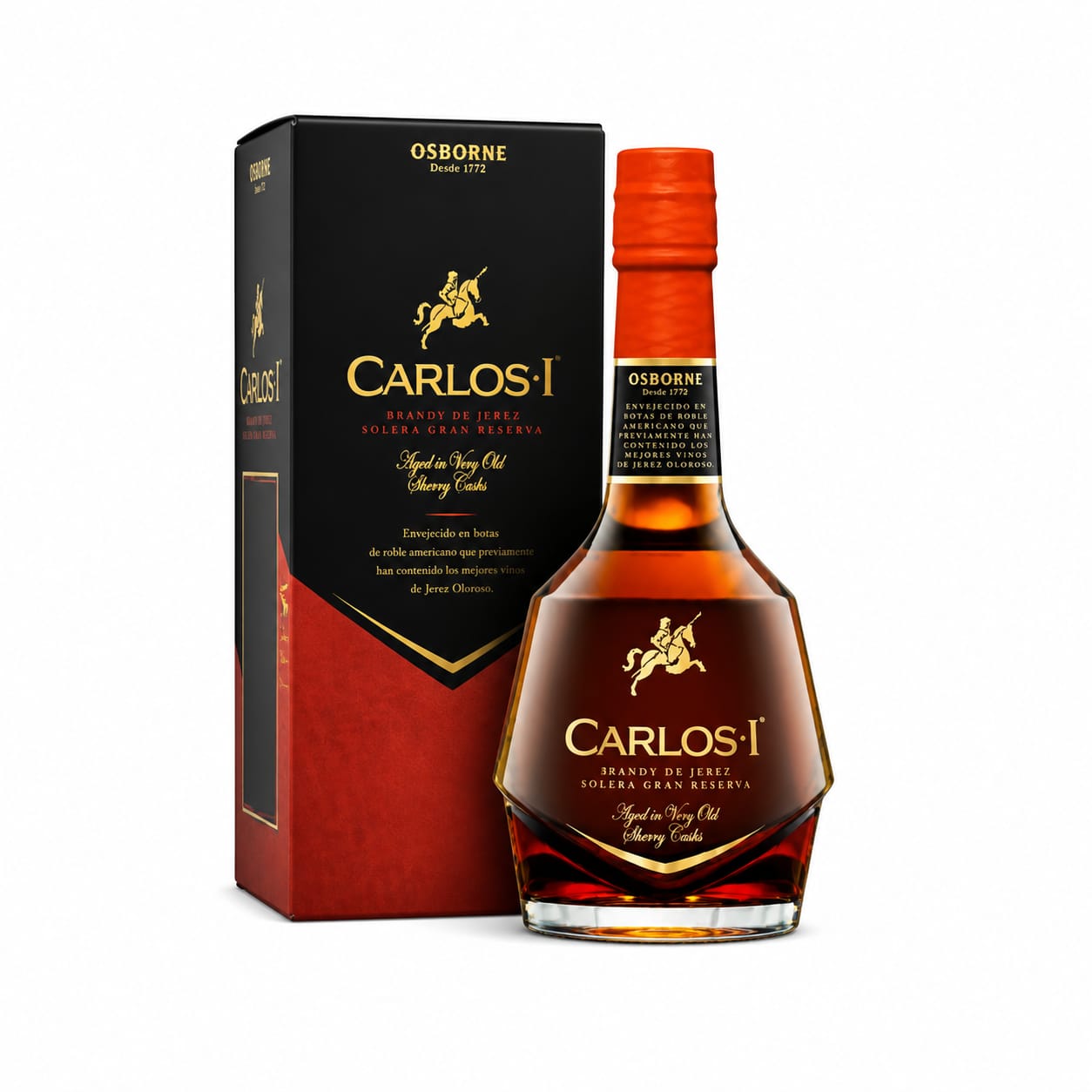 Carlos I° – Brandy de Jerez Solera Gran Reserva Osborne 70cl
