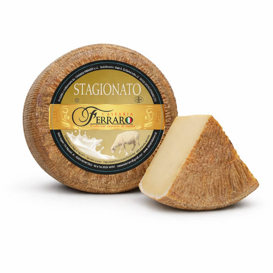 Pecorino Siciliano Stagionato 8-10 Mesi Caseificio Ferraro - 500g