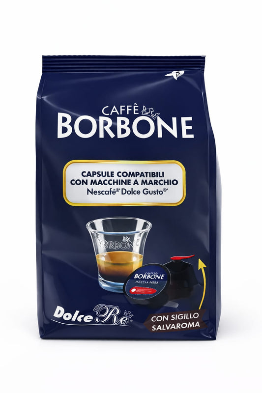 Caffè Borbone Miscela Nera - 48 Capsule Compatibili Dolce Gusto