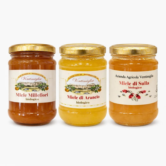 Trio Miele Biologico Siciliano - 3x250gr