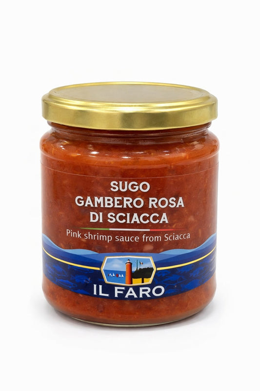 Sugo con Gambero Rosa di Sciacca Il Faro – 280g