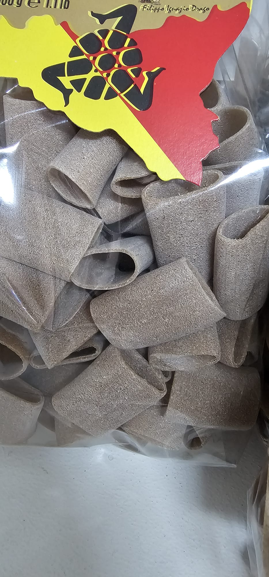 Paccheri Pasta di Semola Integrale Bio "Tumminia" - 2x500 g