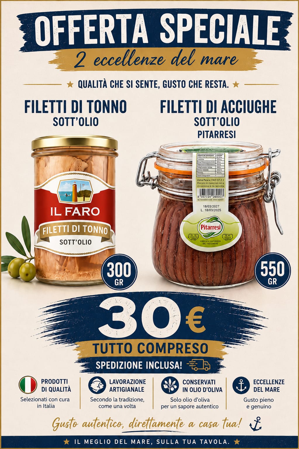 Offerta Speciale – 2 Eccellenze del Mare