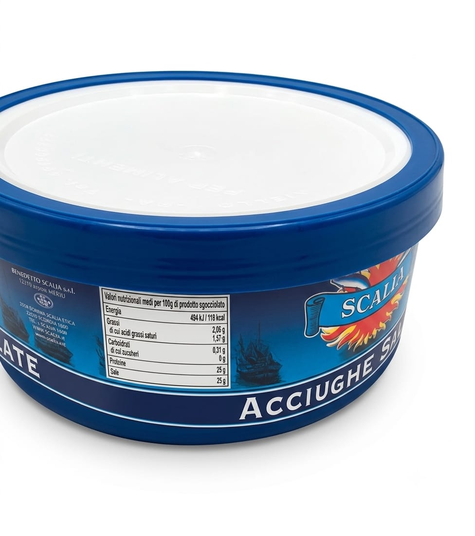 Acciughe Salate 800gr scalia