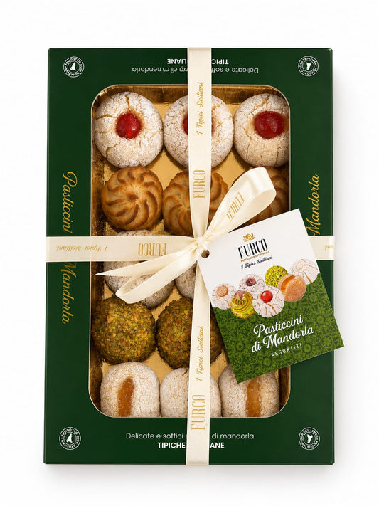Pasticcini di Mandorla Assortiti Furco – Confezione Regalo 600g