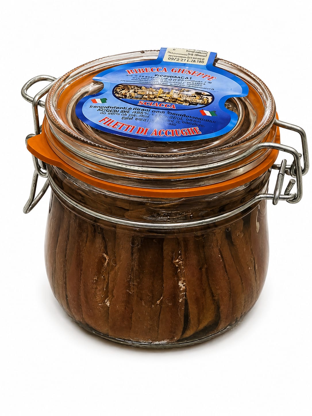Filetti di Acciughe 580g - etichetta fronte