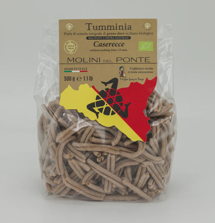 Caserecce Pasta di Semola Integrale Bio Tumminia 500g - Molini del Ponte