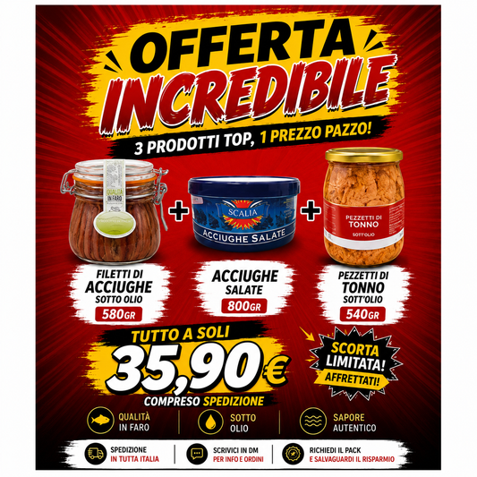 Offerta Incredibile – Bundle Pesce Siciliano 3 prodotti