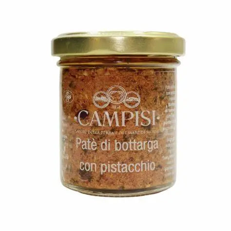 Patè di Bottarga con Pistacchio Campisi 100g – vasetto in vetro