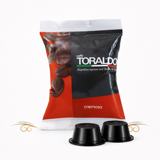 100 Capsule Toraldo Cremosa Compatibili Lavazza A Modo Mio