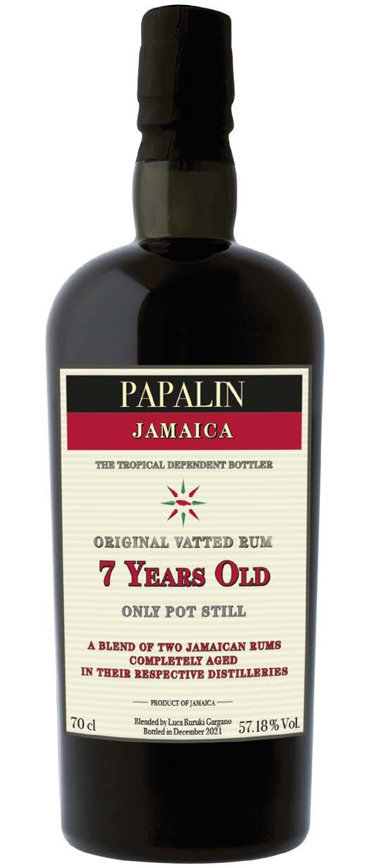 Rum Papalin Jamaica 7 yo 2021 57° CL 70