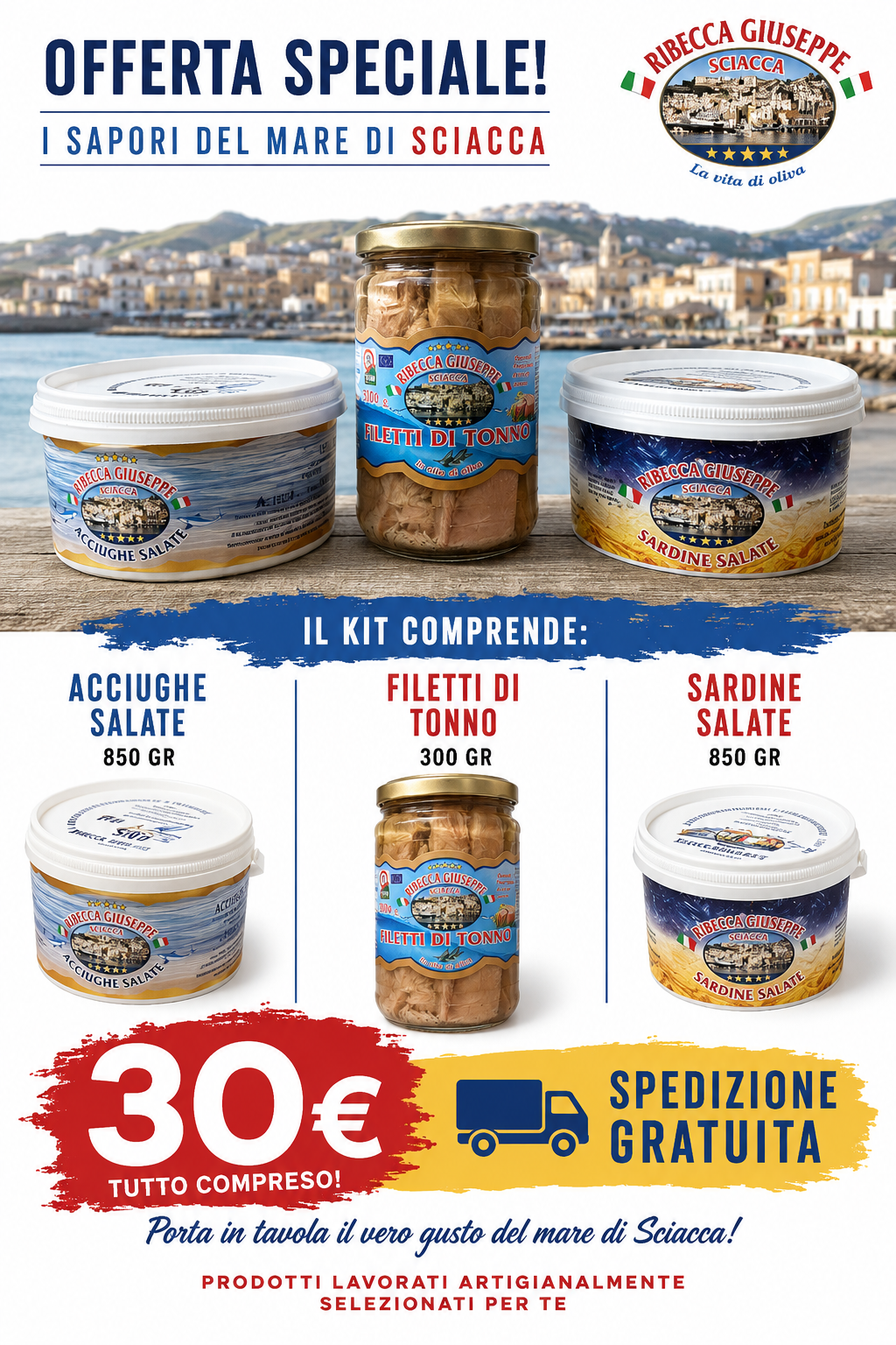 Kit Sapori del Mare di Sciacca – Ribecca Giuseppe