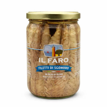 Filetti di Sgombro in Olio  Il Faro – Formato Famiglia 720 g