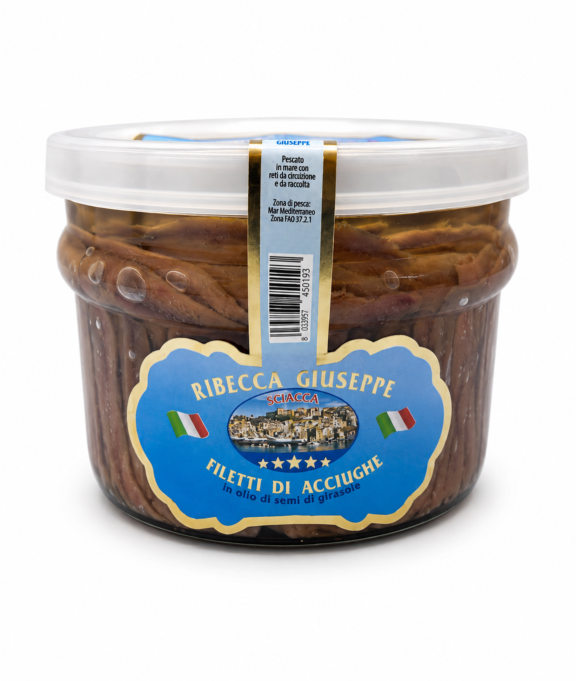 Filetti di Acciughe Ribecca Giuseppe – Vaso 1,5 kg