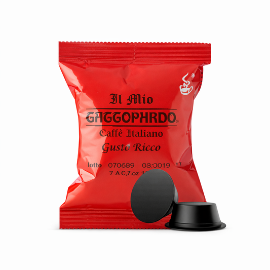 100 Capsule Gattopardo Ricco Compatibili Lavazza A Modo Mio