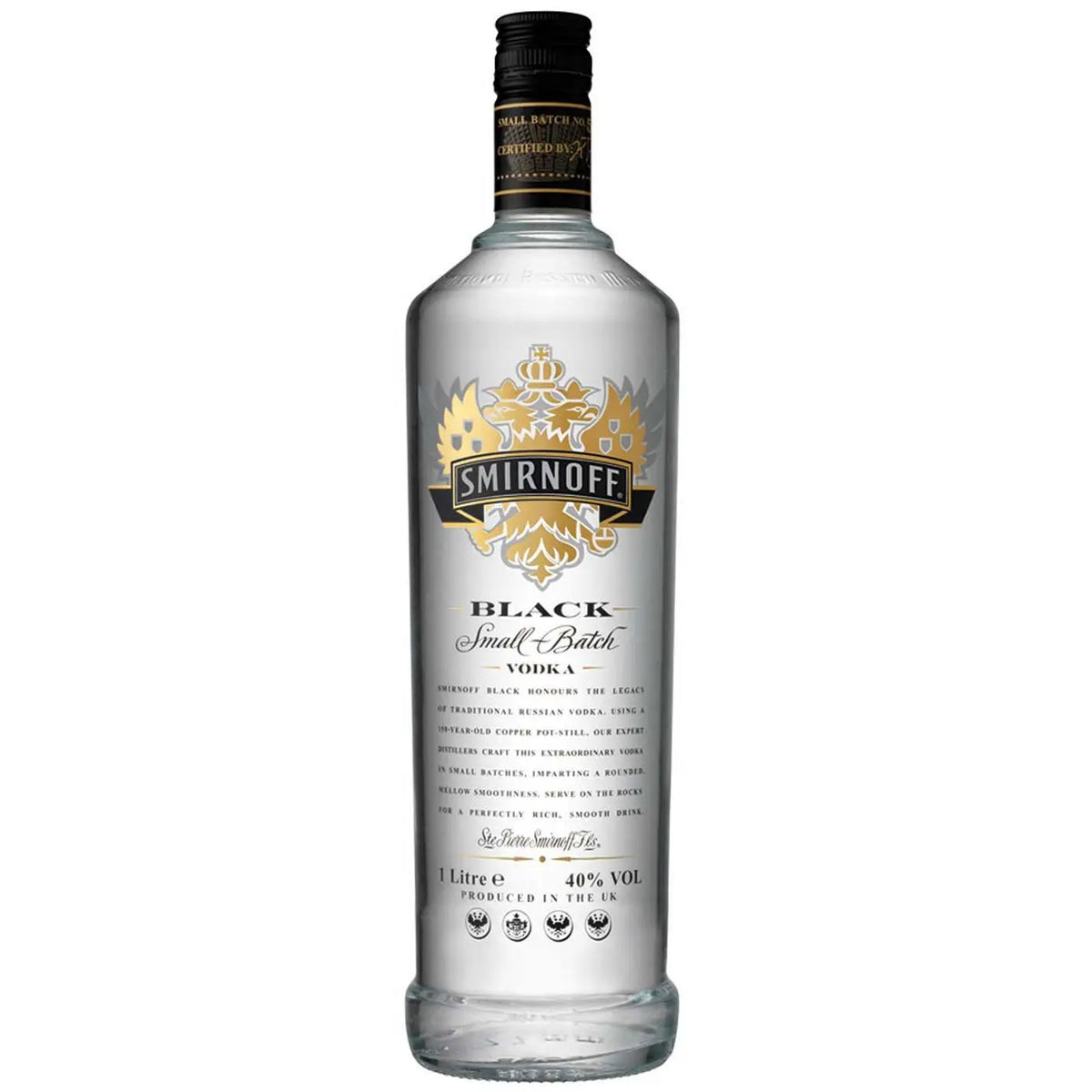 Vodka Smirnoff Black CL.70