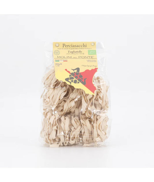 Tagliatelle di Semola Bio Perciasacchi — Pasta Artigianale Siciliana 500 g